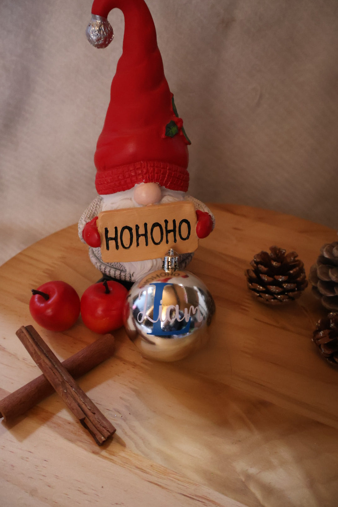 Weihnachtskugel 6cm personalisiert