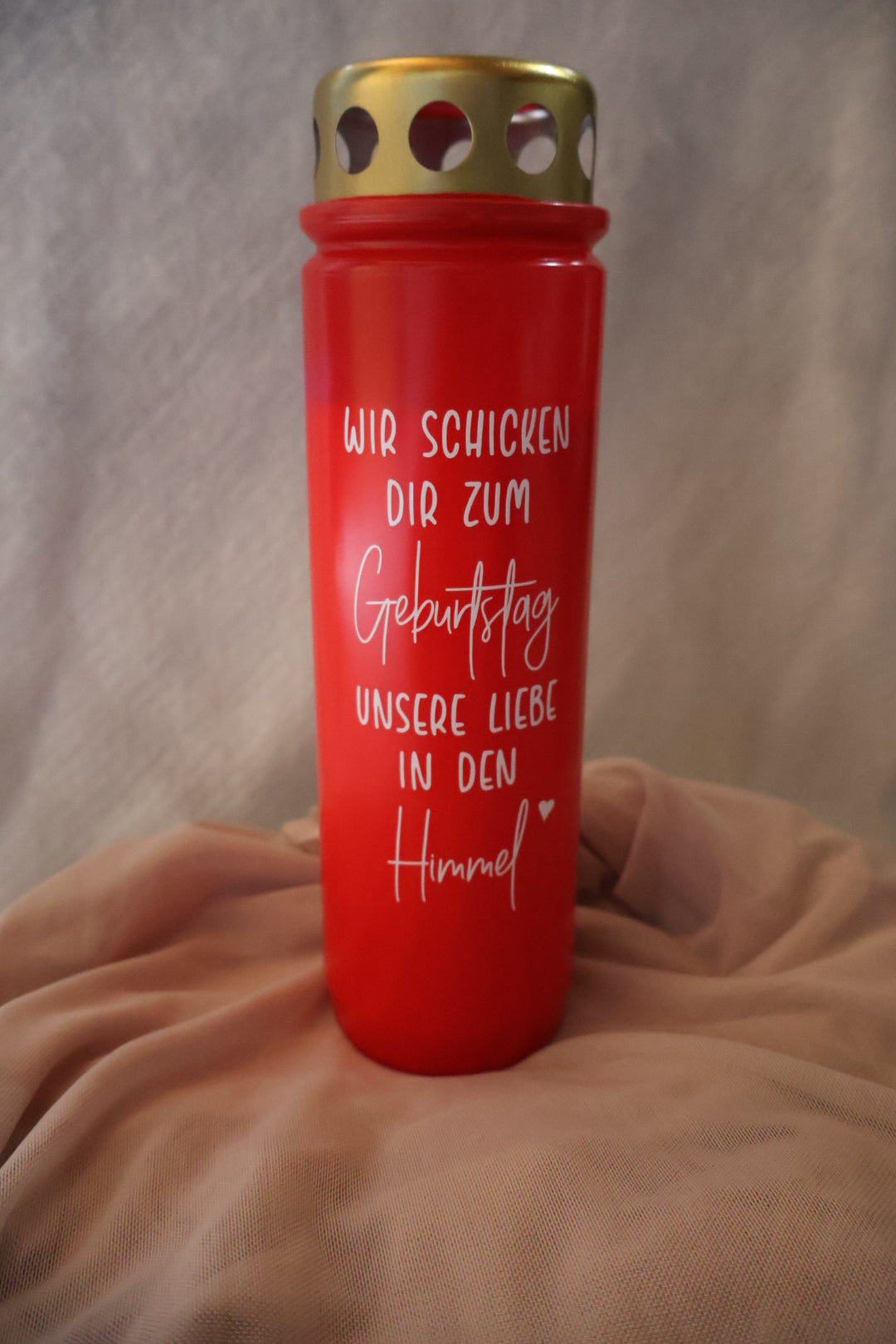 Grabkerze personalisiert 23cm
