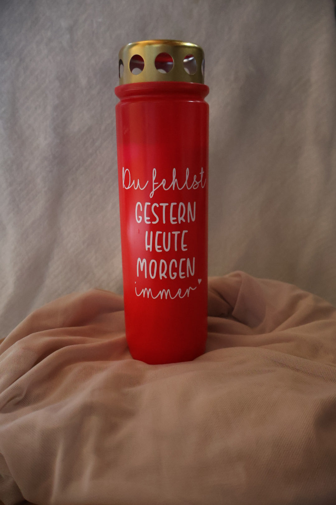 Grabkerze personalisiert 23cm